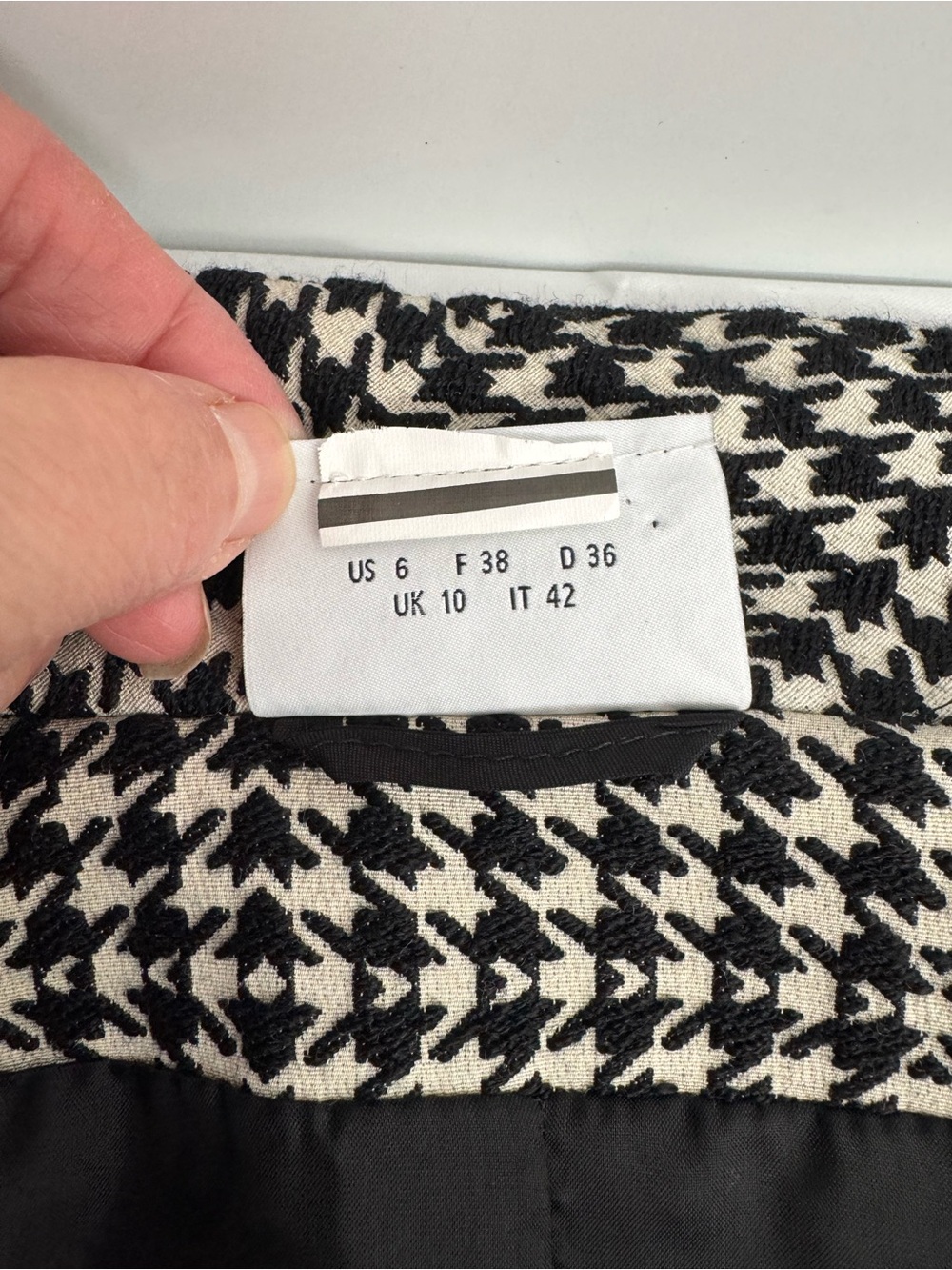 Akris Punto Sz 6 Blazer & Sz 8 Dress Black & White Dotes Houndstooth Wool Blend - Picture 11 of 16